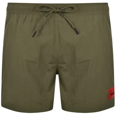 Hugo Boss Hugo Dominica Swim Shorts Dark Green