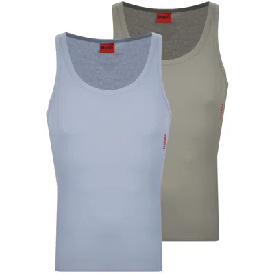Hugo Boss Hugo Double Pack Vests Blue