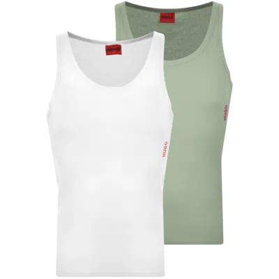 Hugo Boss Hugo Double Pack Vests White