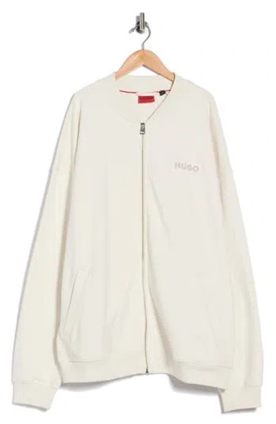 Hugo Boss Hugo Drochomber Bomber Jacket In White