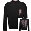Hugo Boss Hugo Duckoo Sweatshirt Black In Black