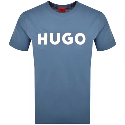 Hugo Boss Hugo Dulivio Crew Neck T Shirt Blue