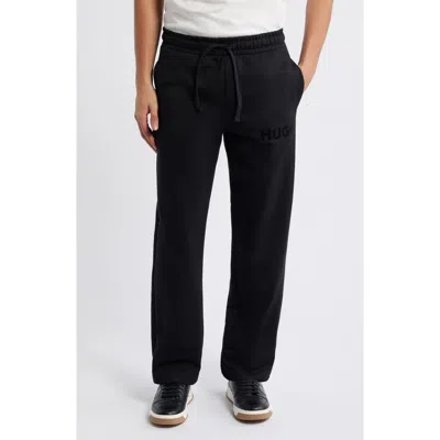 Hugo Boss Hugo Dumrulo Cotton Sweatpants In Black