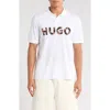 Hugo Boss Hugo Dupolac Regular Fit Cotton Piqué Polo In White