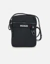 Hugo Boss Hugo Dusky Black Shoulder Bag With Pockets