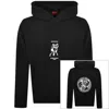 Hugo Boss Hugo Duwrestie Hoodie Black In Black