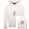 Hugo Boss Hugo Duwrestie Hoodie Cream In White