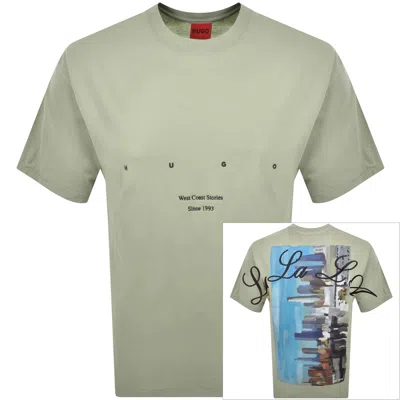 Hugo Boss Hugo Duwrite T Shirt Green