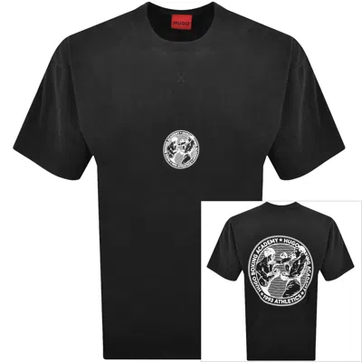 Hugo Boss Hugo Dwresto Crew Neck T Shirt Black