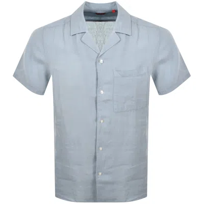 Hugo Boss Hugo Ellino Straight Fit Shirt Blue
