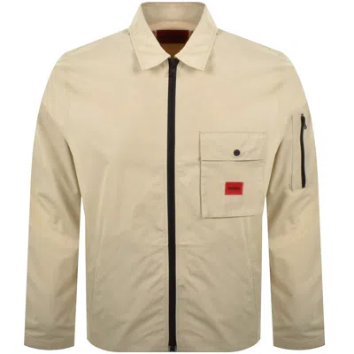 Hugo Boss Hugo Emmond Overshirt Jacket Beige