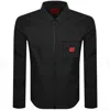 Hugo Boss Hugo Emmond Overshirt Jacket Black In Black