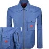 Hugo Boss Hugo Emmond Overshirt Medium Blue In Blue