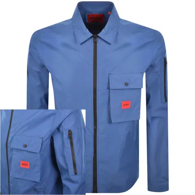 Hugo Boss Hugo Emmond Overshirt Medium Blue