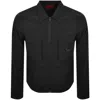 Hugo Boss Hugo Eselio Overshirt Black In Black