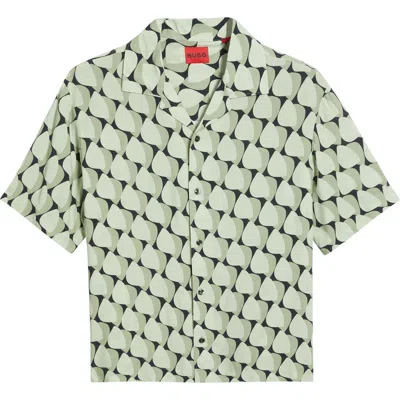 HUGO BOSS HUGO ESPINO RELAXED CAMP SHIRT