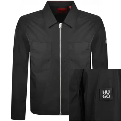Hugo Boss Hugo Evalom Overshirt Jacket Black