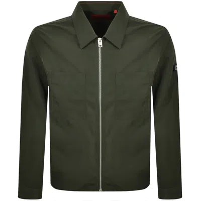 Hugo Boss Hugo Evalom Overshirt Jacket Dark Green
