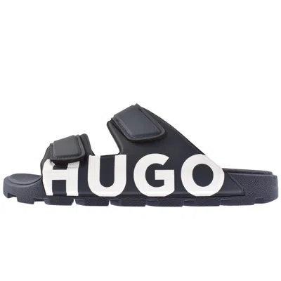 Hugo Boss Hugo Evander Sliders Dark Blue