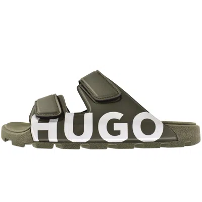Hugo Boss Hugo Evander Sliders Green