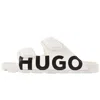 Hugo Boss Hugo Evander Sliders White In White