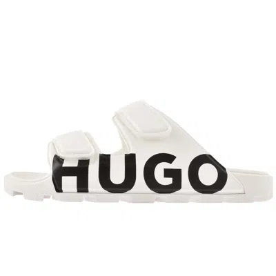 Hugo Boss Hugo Evander Sliders White