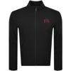 Hugo Boss Hugo Full Zip Laze Sweatshirt Black In Black