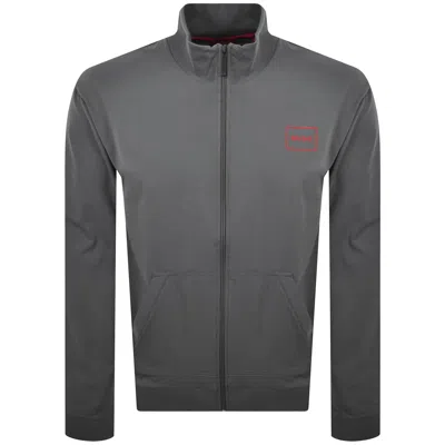Hugo Boss Hugo Full Zip Laze Sweatshirt Grey