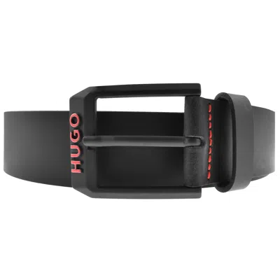 Hugo Boss Hugo Gelio Leather Belt Black