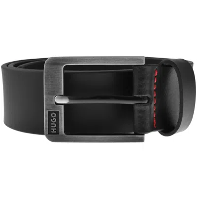 Hugo Boss Hugo Grover Leather Belt Black