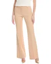 Hugo Boss Regular-fit Trousers In Stretch Fabric With Bootcut Leg In Brown