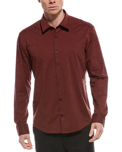 Hugo Boss Hugo  Mélange Shirt In Red