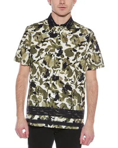 Hugo Boss Hugo  Straight Fit Shirt In Green