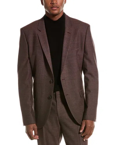 Hugo Boss Hugo  Wool-blend Suit Jacket In Red