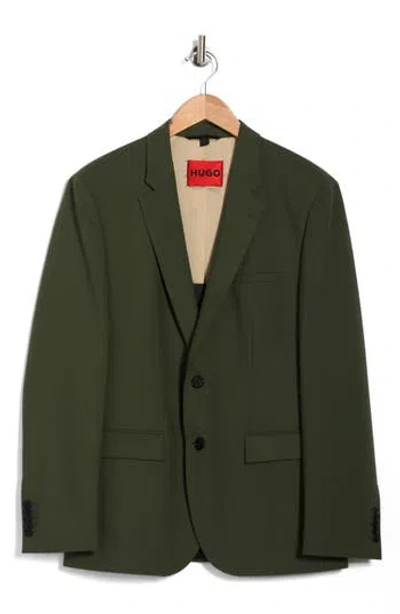 Hugo Boss Hugo Karl Sport Coat In Dark Green