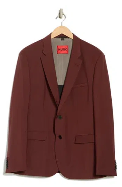 Hugo Boss Hugo Karl Wool Blend Sport Coat In Dark Brown