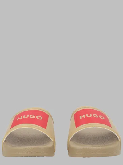 Hugo Boss Hugo Ciabatta Con La Fascia Logata In Multi