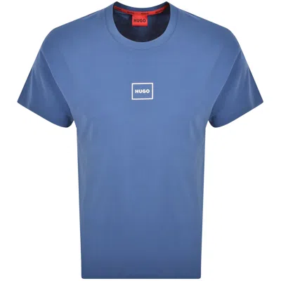 Hugo Boss Hugo Laze T Shirt Blue In Gold