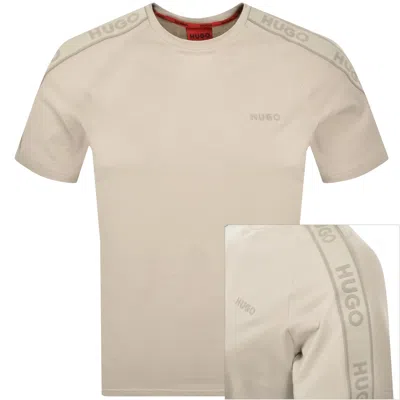 Hugo Boss Hugo Liam T Shirt Beige In Neutral
