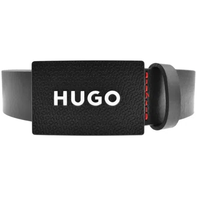 Hugo Boss Hugo Logo Gilao Belt Black