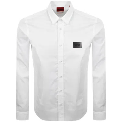 Hugo Boss Hugo Long Sleeved Emero Shirt White