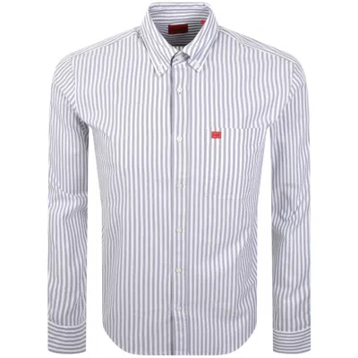 Hugo Boss Hugo Long Sleeved Evito Shirt White