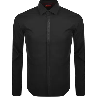 Hugo Boss Hugo Long Sleeved Keidi Shirt Black