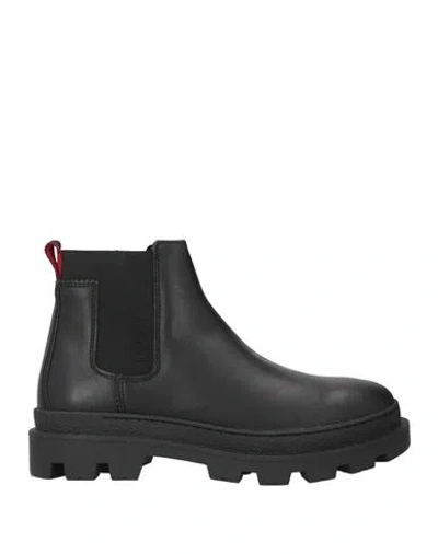 Hugo Boss Hugo Man Ankle Boots Black Size 9 Leather