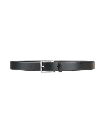 Hugo Boss Hugo Man Belt Black Size 42 Cow Leather