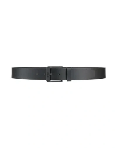 Hugo Boss Hugo Man Belt Black Size 42 Leather