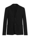 Hugo Boss Hugo Man Blazer Black Size 40 Viscose, Polyamide, Elastane In Black