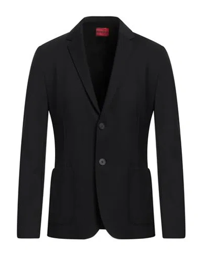 Hugo Boss Hugo Man Blazer Black Size 44 Viscose, Polyamide, Elastane