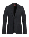 Hugo Boss Hugo Man Blazer Charcoal Size 46 Polyester, Viscose, Elastane In Grey