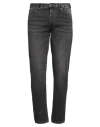 Hugo Boss Hugo Man Jeans Black Size 32w-32l Cotton, Polyester, Elastane In Black